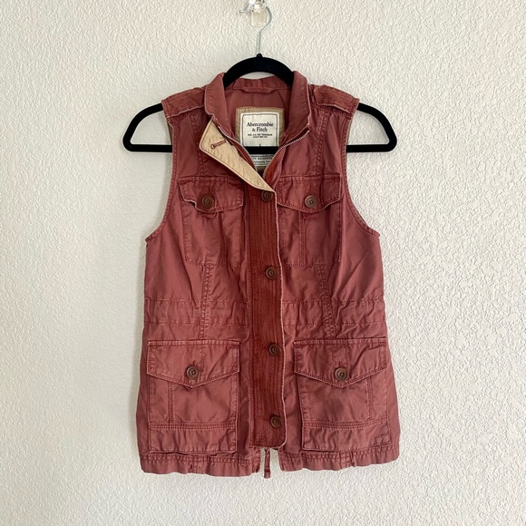 Abercrombie & Fitch Womens SMALL Utility Vest - Picture 2 of 9